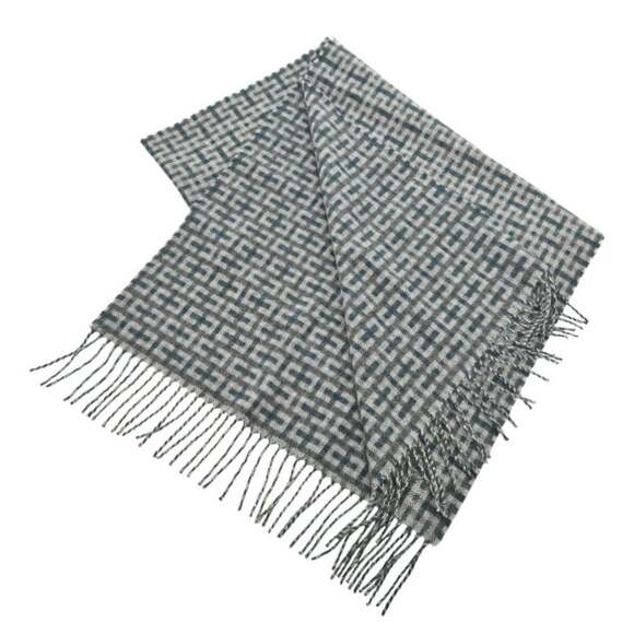 HERMES Authentic Gray Scarf - Picture 3 of 6